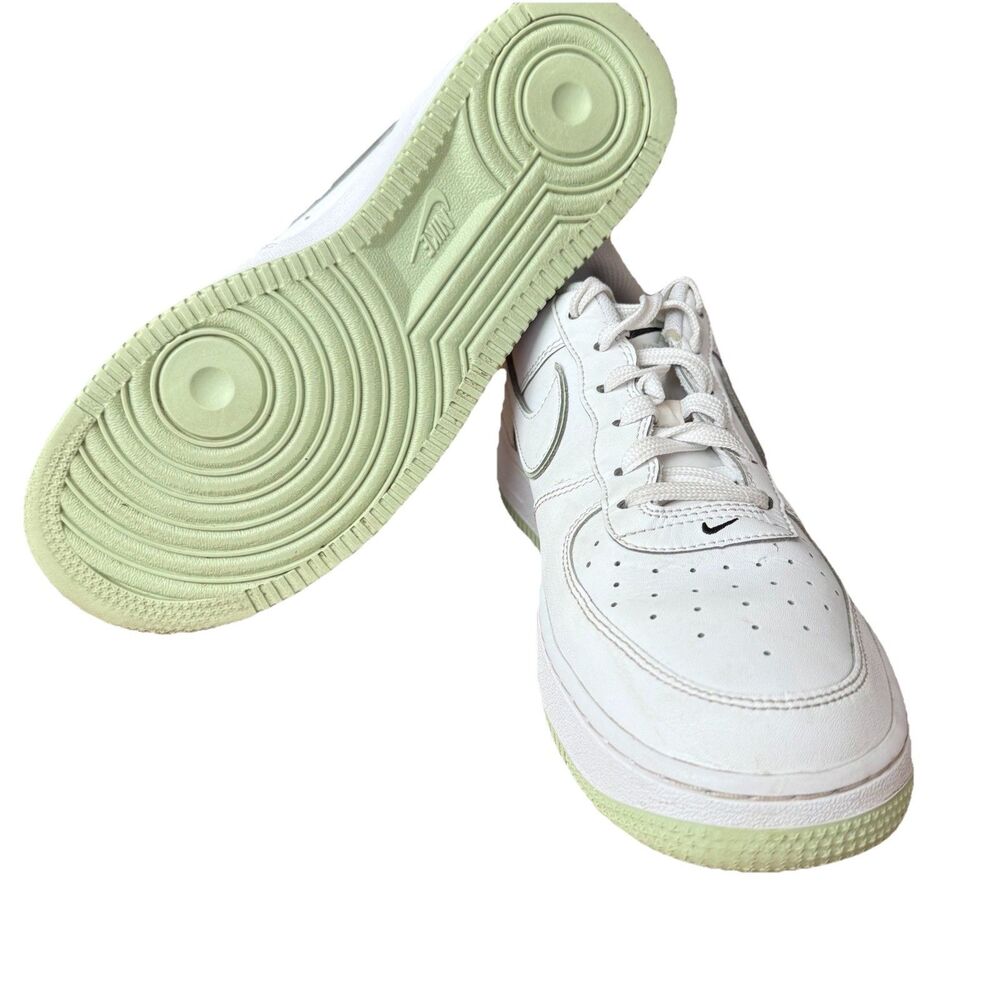 Nike Air Force 1 GS AF1 Low‎ White Honeydew Youth SIZE 7 Casual Shoes CT3839-108